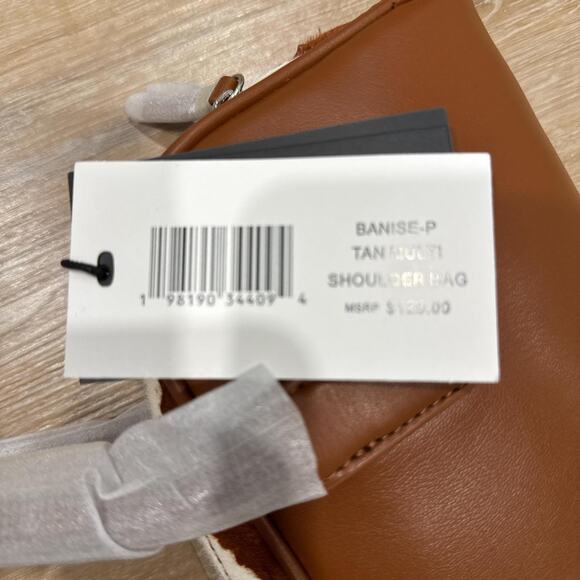 Steve Madden Brown and White Shoulder Bag - Picture 3 of 3